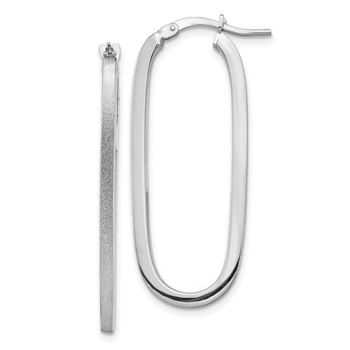 Margot 18K White Gold Plated Hoop Earrings - Fab Friday