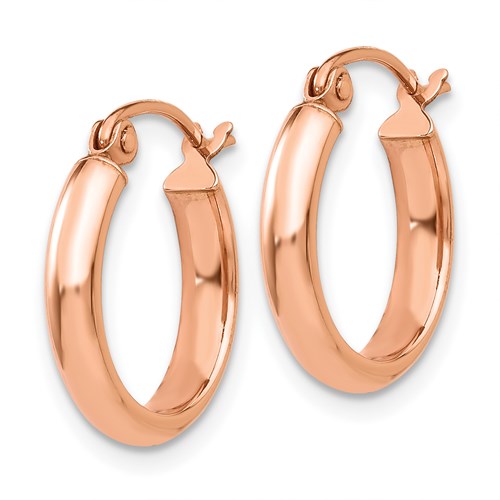 Buy OOMPH Jewellery Rose Gold Tone Large Crystal Studded Party Hoop Earrings  For Women & Girls Online